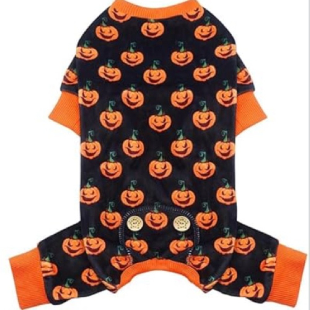 Halloween Pumpkin Dog Onesie